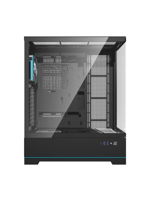 Darkflash DY451L PRO számítógépház ventilátorral fekete