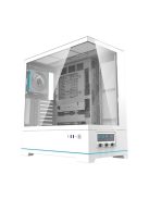 Darkflash DY451 PRO számítógépház + 1 ventilátor fehér