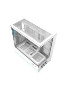 Darkflash DY451 PRO számítógépház + 1 ventilátor fehér