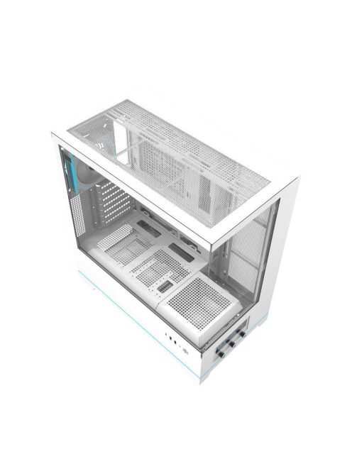 Darkflash DY451 PRO számítógépház + 1 ventilátor fehér