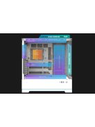 Darkflash DY451 PRO számítógépház + 1 ventilátor fehér