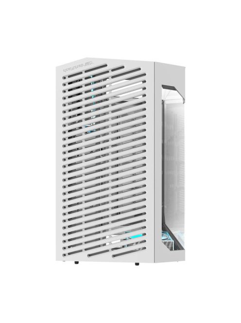 Darkflash DY470 számítógépház + 4 ventilátor fehér