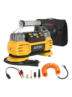   Dua AstroAI AIRUN T2 160 PSI nagy teherbírású gumiabroncs kompresszor