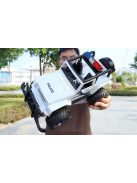 Távirányítós autó 1:12 Double Eagle (fehér) Jeep Police E550-003