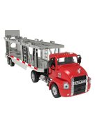 Távirányítható teherautó 1:26 Double Eagle (piros) Car Transporter E583-003