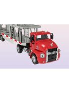 Távirányítható teherautó 1:26 Double Eagle (piros) Car Transporter E583-003