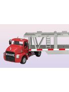 Távirányítható teherautó 1:26 Double Eagle (piros) Car Transporter E583-003