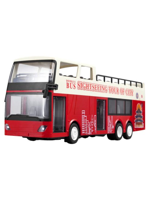 Távirányítós RC turistabusz 1:18 Double Eagle (piros) E640-003