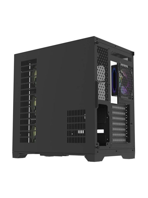 Darkflash FT418 PRO számítógépház + 7 ARGB ventilátor (fekete