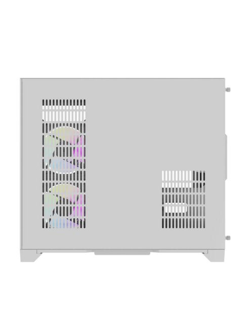 Darkflash FT418 számítógépház + 6 ARGB ventilátor fehér