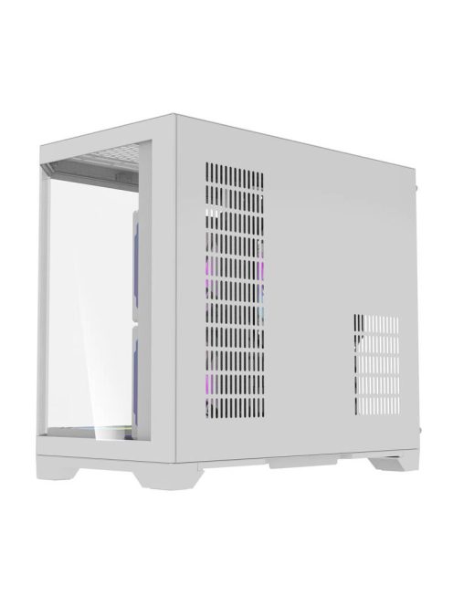 Darkflash FT418 számítógépház + 6 ARGB ventilátor fehér