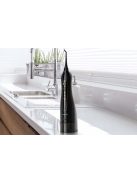 FairyWill FW-5020E + FW-E11 szónikus fogkefe fejkészlettel és szájzuhannyal fekete