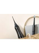 FairyWill FW-5020E + FW-E11 szónikus fogkefe fejkészlettel és szájzuhannyal fekete