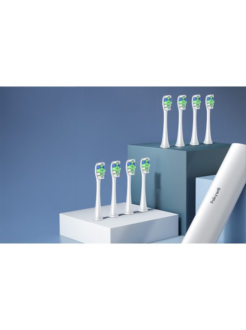 FairyWill P80 szónikus fogkefe készlet 8db. pótfejjel, tokkal
