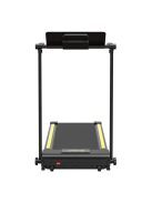 UREVO Foldi Mini összecsukható elektromos futópad fekete és narancssárga