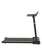 UREVO Foldi Mini összecsukható elektromos futópad fekete és narancssárga