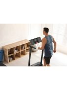 UREVO Foldi Mini összecsukható elektromos futópad fekete és narancssárga