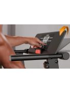 UREVO Foldi Mini összecsukható elektromos futópad fekete és narancssárga