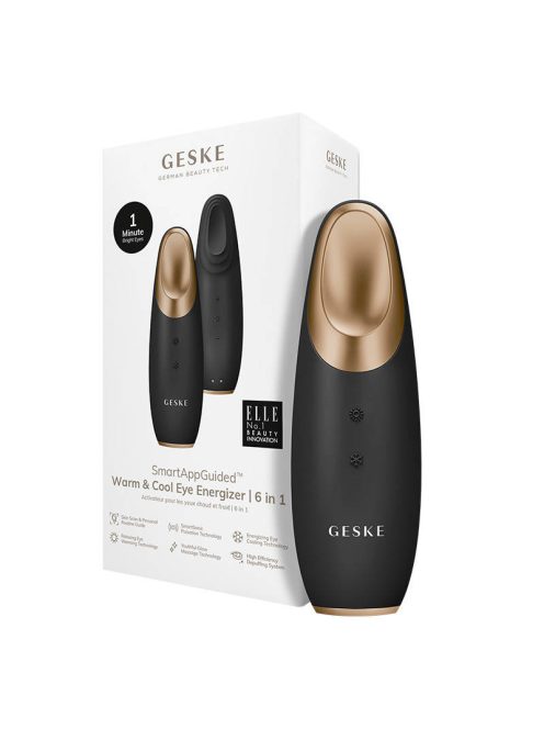 Geske 6 az 1-ben Okos hideg & meleg szemkörnyék energetizáló készülék fekete