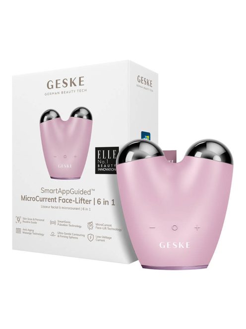 Geske 6 az 1-ben Okos ultrahangos arc lifting készülék rózsaszín