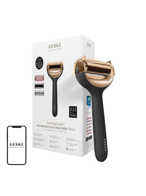 Geske 9 az 1-ben Okos mikrotűs arc- és test henger fekete