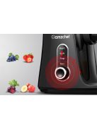 AMZCHEF Hidegen sajtoló, lassú zöldség-gyümölcsprés fekete