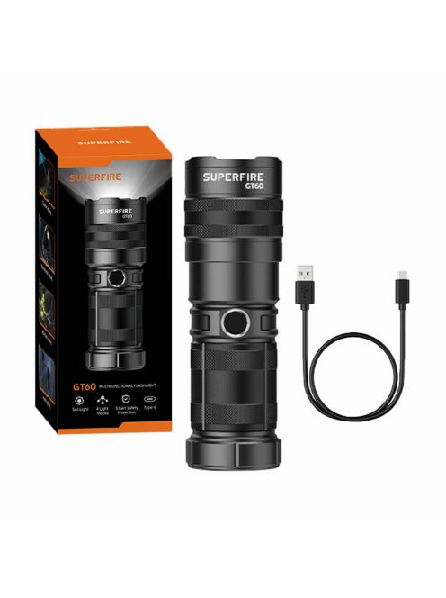 Latarka Superfire GT60, 2600lm, USB-C