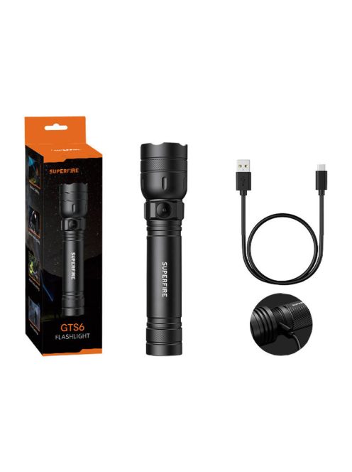 Latarka Superfire GTS6, 360lm, USB-C