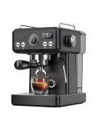 HiBREW H10A black hőmérsékletszabályzós  eszpresszógép fekete