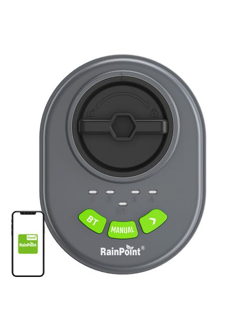 RainPoint 4 zónás esőztető vezérlő alkalmazással, Bluetooth-al