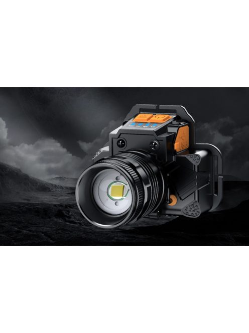 Superfire HL58 fejlámpa, 350lm, USB