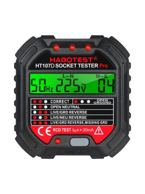 Habotest HT107D aljzatvizsgáló digitális kijelzővel