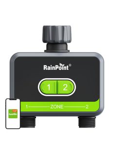 RainPoint 2 zónás öntözésvezérlő alkalmazással