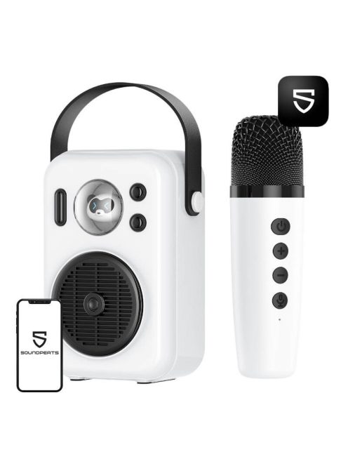 Vezeték nélküli Bluetooth hangszóró Soundpeats Hi-sing fehér