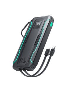   Powerbank Joyroom JR-L017 10000mAh, 22.5W, with Lightning + USB-C cable (black)