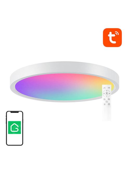 Gosund LB12 WiFi/Bluetooth intelligens mennyezeti lámpa, 1920lm, 30cm, 16M, Tuya + távirányító