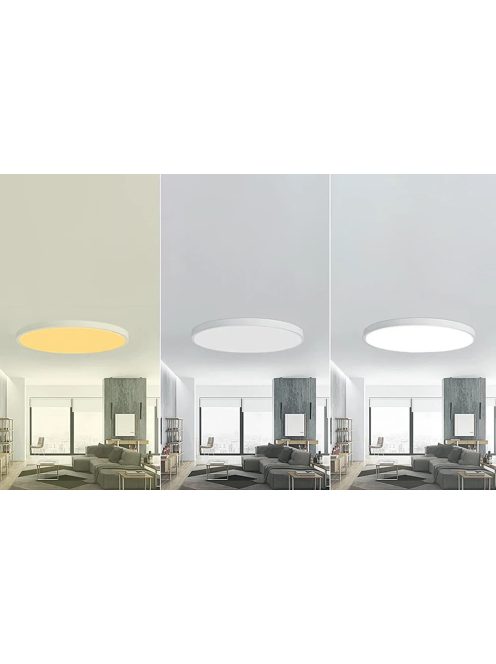 Gosund LB12 WiFi/Bluetooth intelligens mennyezeti lámpa, 1920lm, 30cm, 16M, Tuya + távirányító
