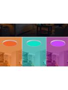 Gosund LB12 WiFi/Bluetooth intelligens mennyezeti lámpa, 1920lm, 30cm, 16M, Tuya + távirányító