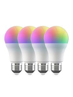 BroadLink LB4E27 intelligens WiFi LED RGB izzó, 4 db