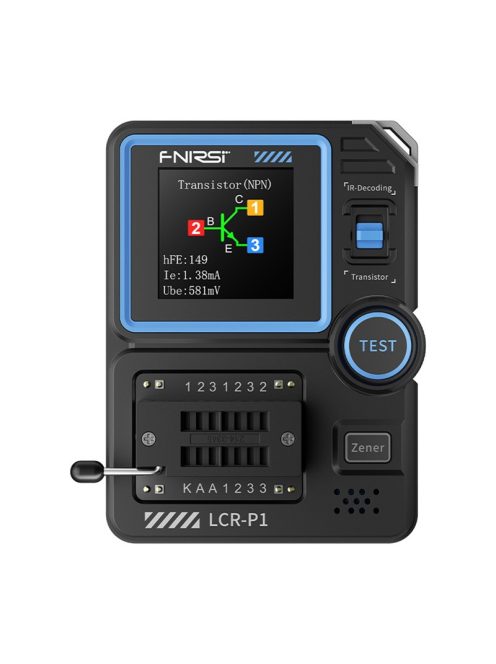 FNIRSI LCR-P1 többfunkciós kondenzátor- és tranzisztor-tesztelő készülék