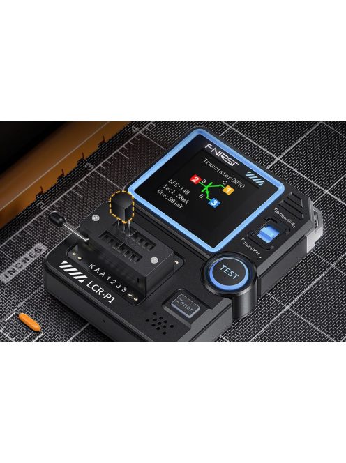 FNIRSI LCR-P1 többfunkciós kondenzátor- és tranzisztor-tesztelő készülék