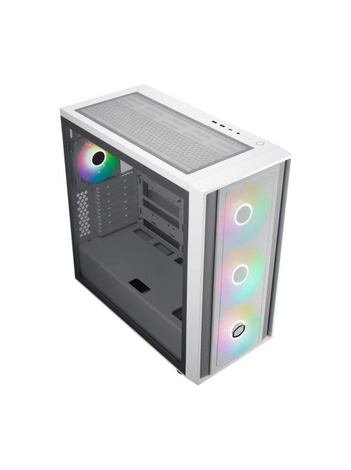 Cooler Master MasterBox 600 számítógépház fehér