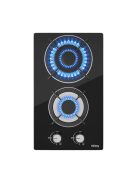 IsEasy MGBG-312A kétzónás gáztűzhely üvegpanellel