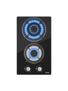 IsEasy MGBG-312A kétzónás gáztűzhely üvegpanellel