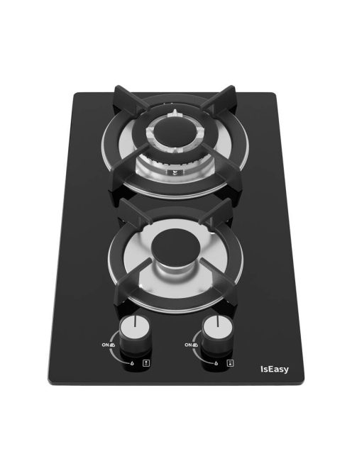 IsEasy MGBG-312A kétzónás gáztűzhely üvegpanellel