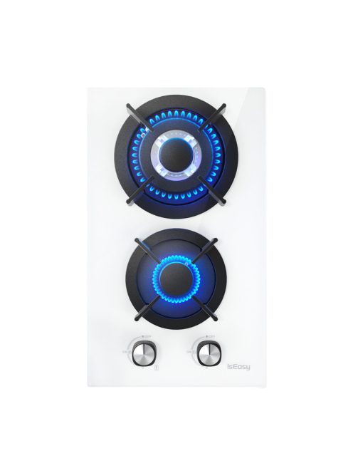 ISEASY MGBG-312A  2 zónás gázfőzőlap  fehér