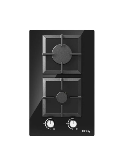 IsEasy MGBG-312S2C kétzónás üveg alapú gáztűzhely