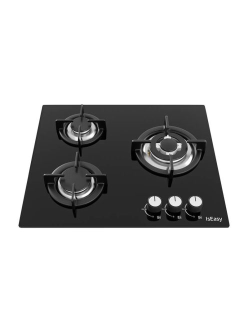 IsEasy MGBG-603 háromzónás gáztűzhely üvegpanellel