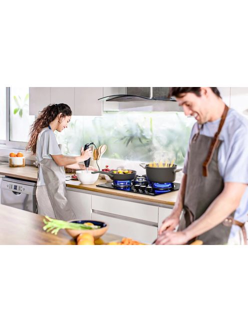 IsEasy MGBG-603 háromzónás gáztűzhely üvegpanellel