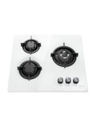 ISEASY MGBG-603 gáztűzhely, 3 égő (fehér)
